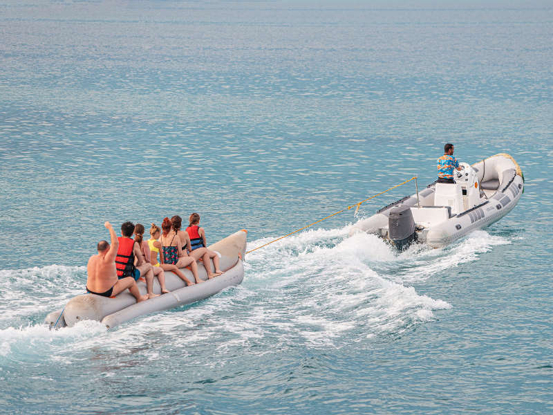 Banana boat activity