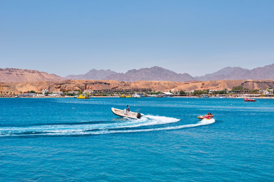 Water sports in Sharm El Sheikh during summer
