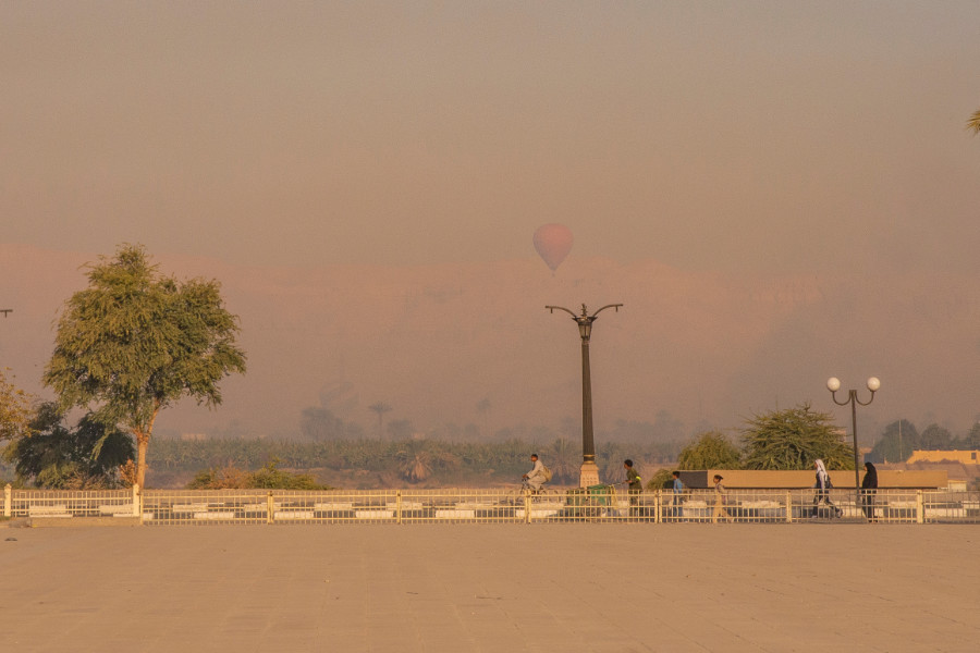Balloon in the mist