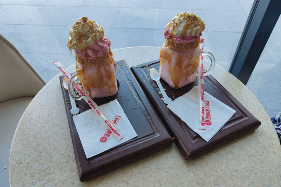 Cold Stone Icea creams