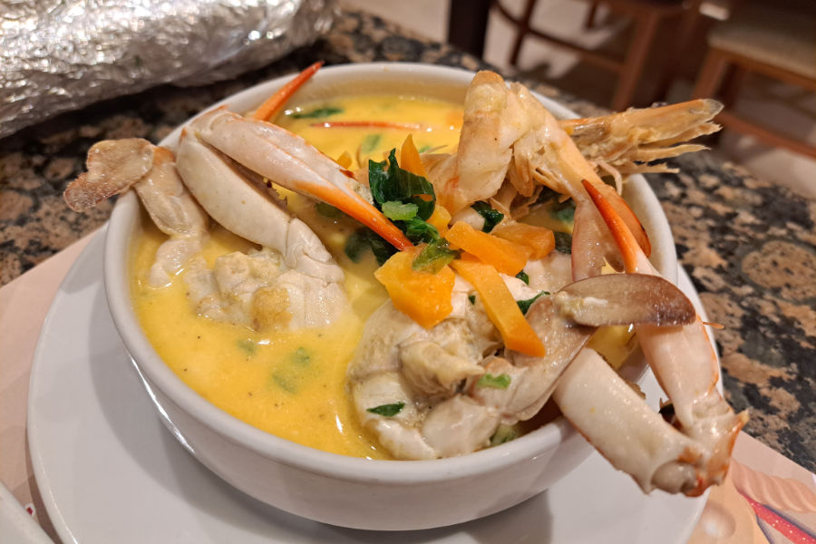 Seafood soup at Starfish restaurant